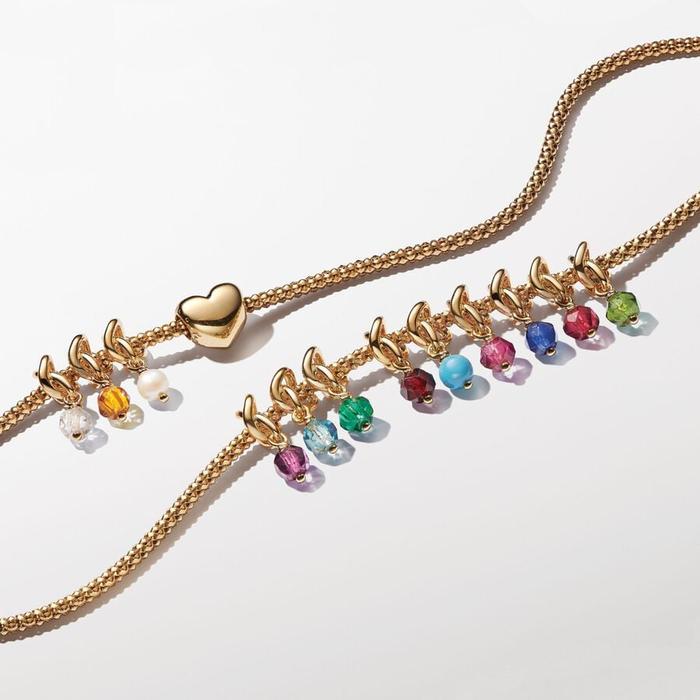 Charm Pendente Cerchio Eterno Viola Febbraio