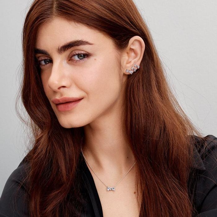 Large Bright Bow Earrings