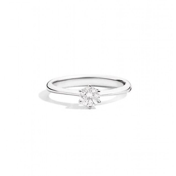 Bague anniversaire six solitaires br 0,19