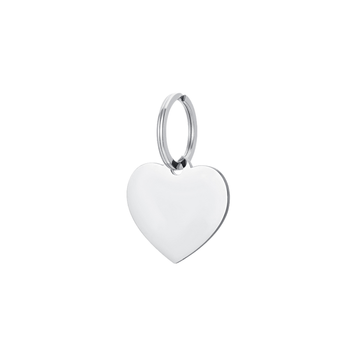 MEDAGLIETTA PERSONALIZZABILE CANE E GATTO CUORE