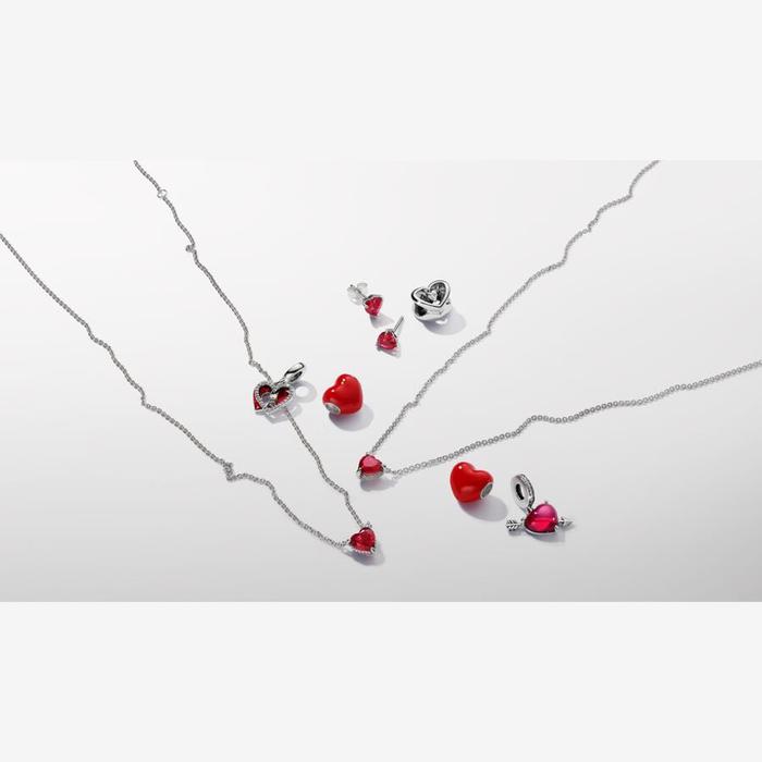 Charm Cuore Messaggio d'Amore che Cambia Colore