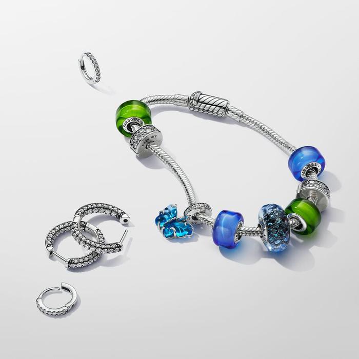 Charm Mini Vetro di Murano Verde