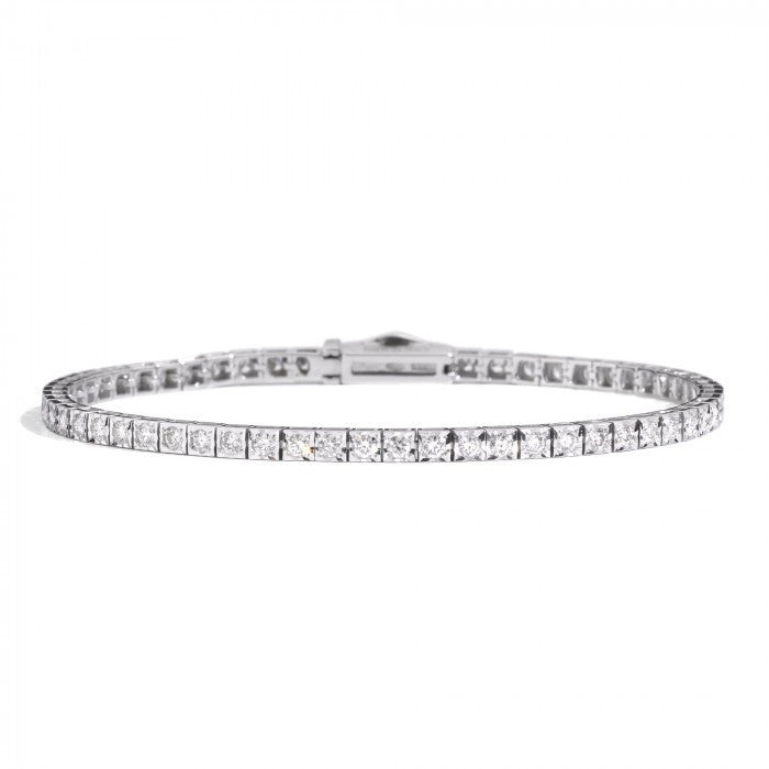 Bracciale tennis face cube br 0.74