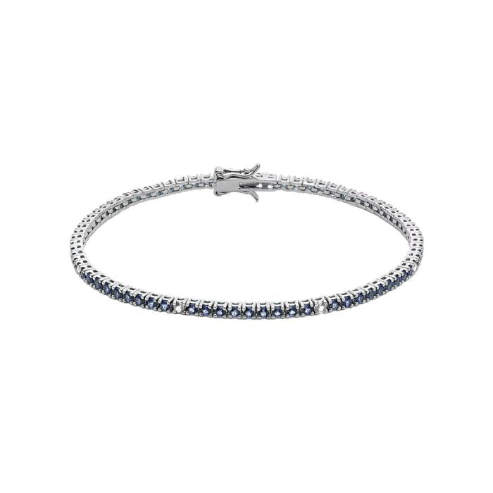 Bracciale Tennis in Argento e Zirconi