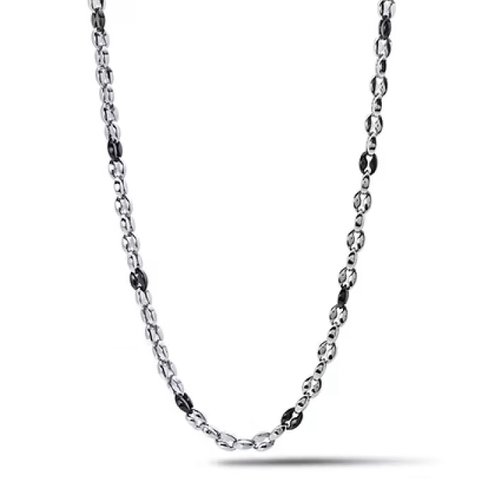 Collana Catena bicolore in Acciaio