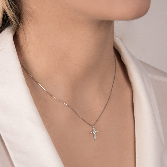BR CROSS NECKLACE