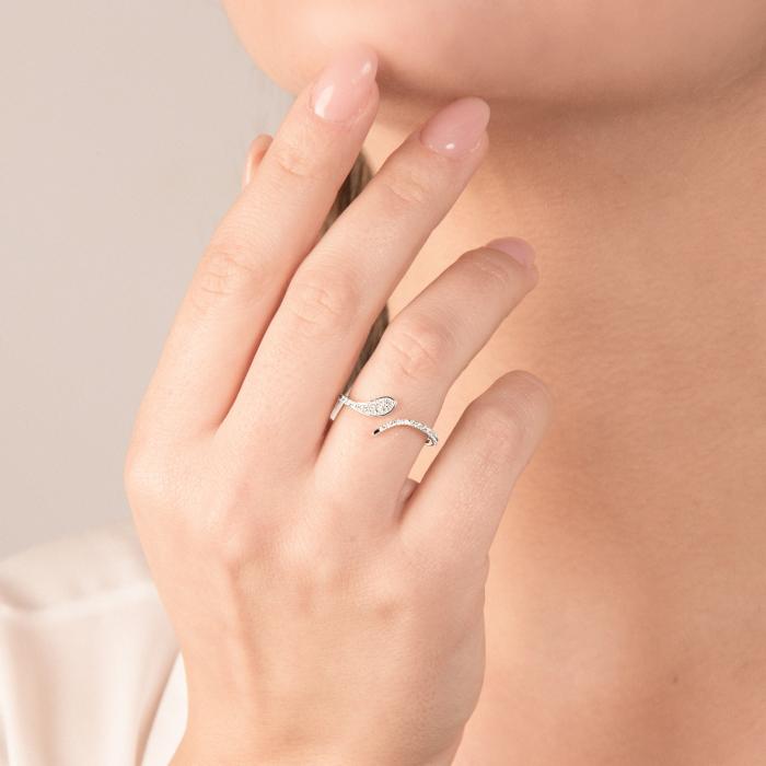 Bague serpent br