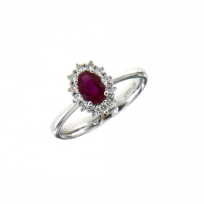 Anello rubino e br