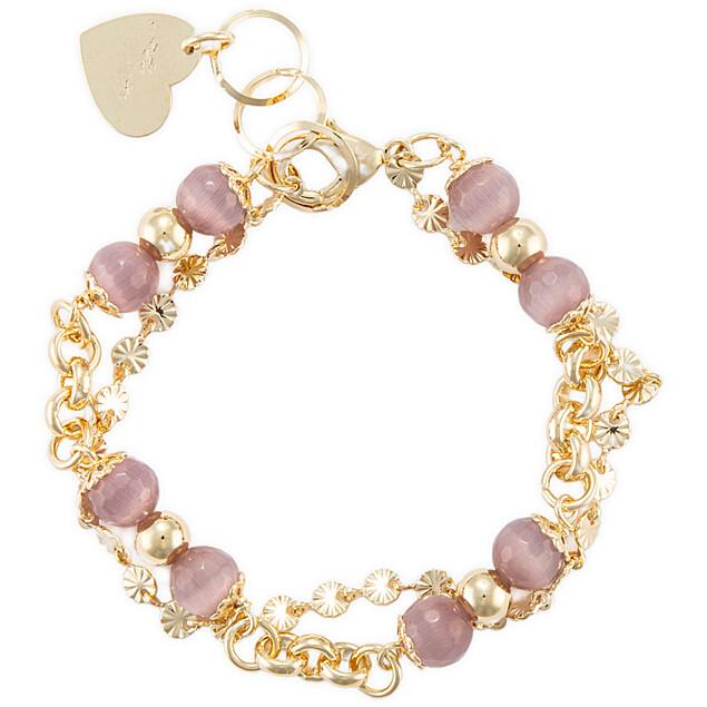Bracelet en jade à facettes