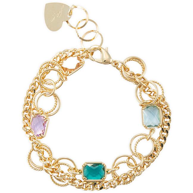 Bracciale vetro multicolor