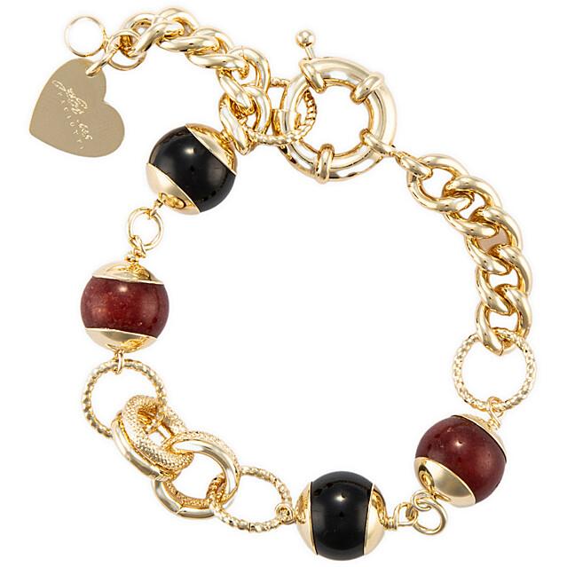 Bracelet Jade Corail Onyx