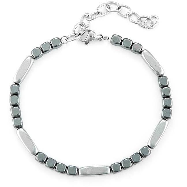 Bracelet en acier hématite