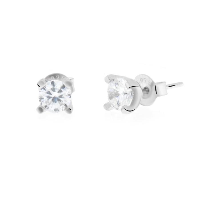 Orecchini in Argento 925 punto luce