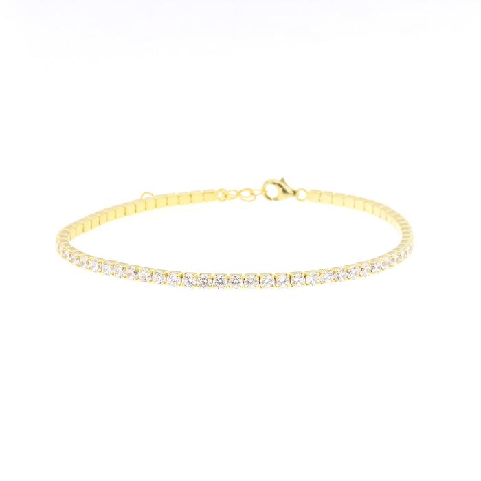 Bracciale in Argento 925 tennis impreziosito da zirconi multicolor