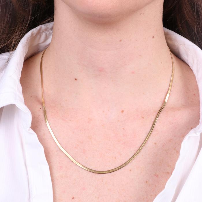 Collana in Acciaio con catena a serpente