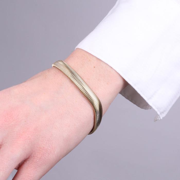 Bracciale in Acciaio catena a serpente