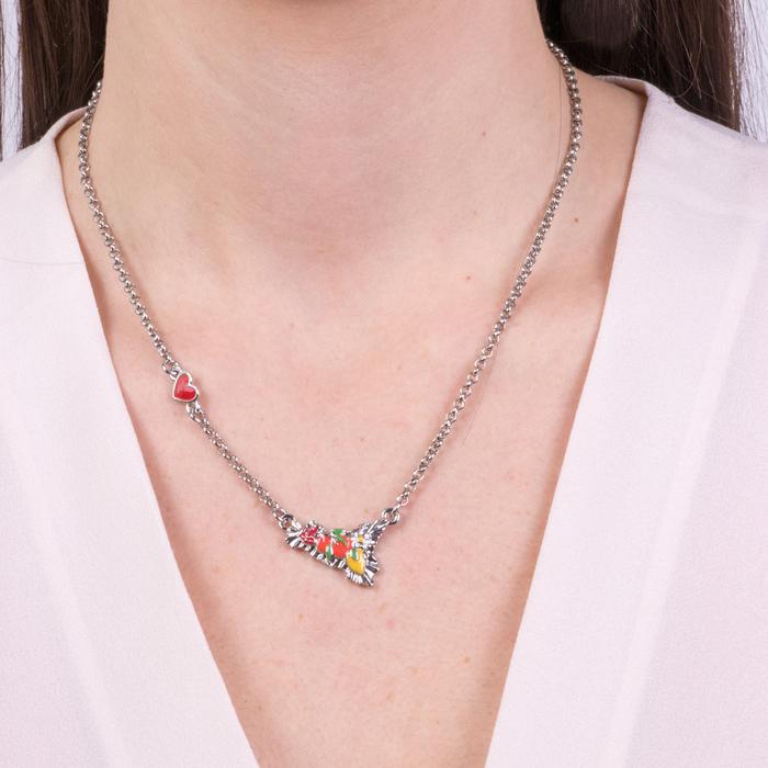 Collier en métal avec Sicile