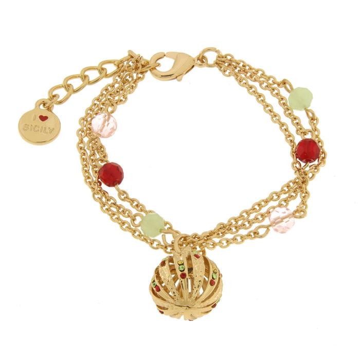 Bracciale in Metallo multifilo con pendente