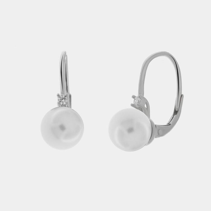 Boucles d'oreilles en argent 925 avec perle