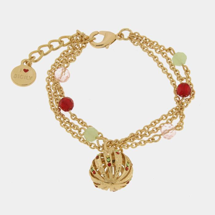 Bracciale in Metallo multifilo con pendente