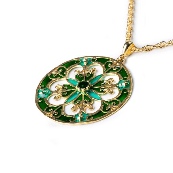 Green Cathedral Pendant