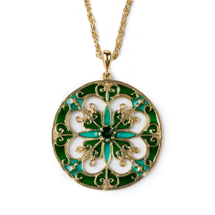Green Cathedral Pendant