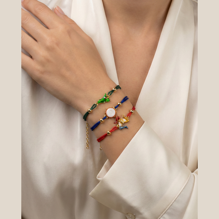 Bracciale Cordino Trinacria