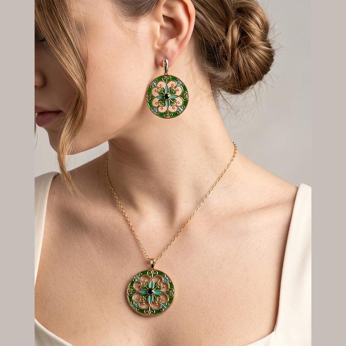 Pendente Rosone Verde