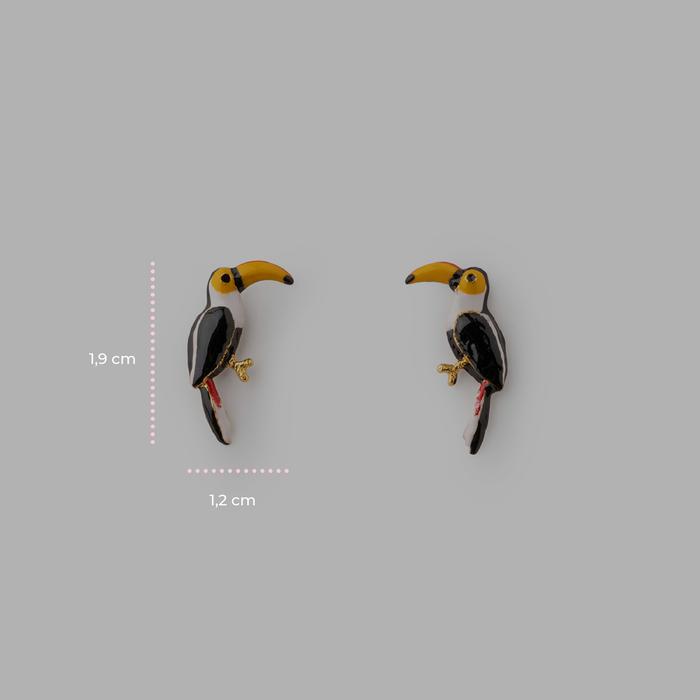 Boucles d'oreilles Mini Toucan