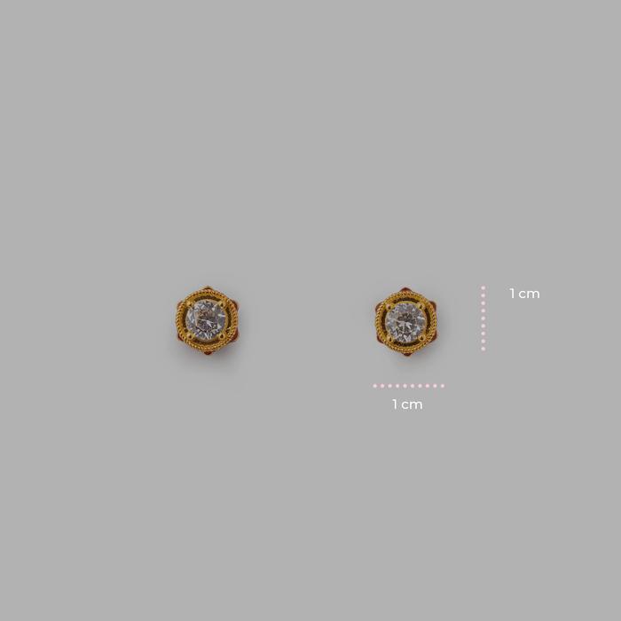 Boucles d'oreilles Mini Tambourin Gemma