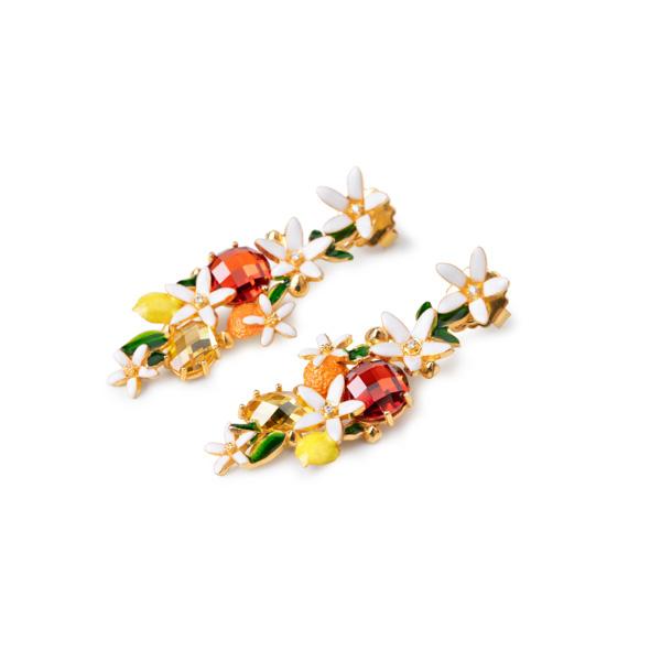 Orange Blossom Earrings