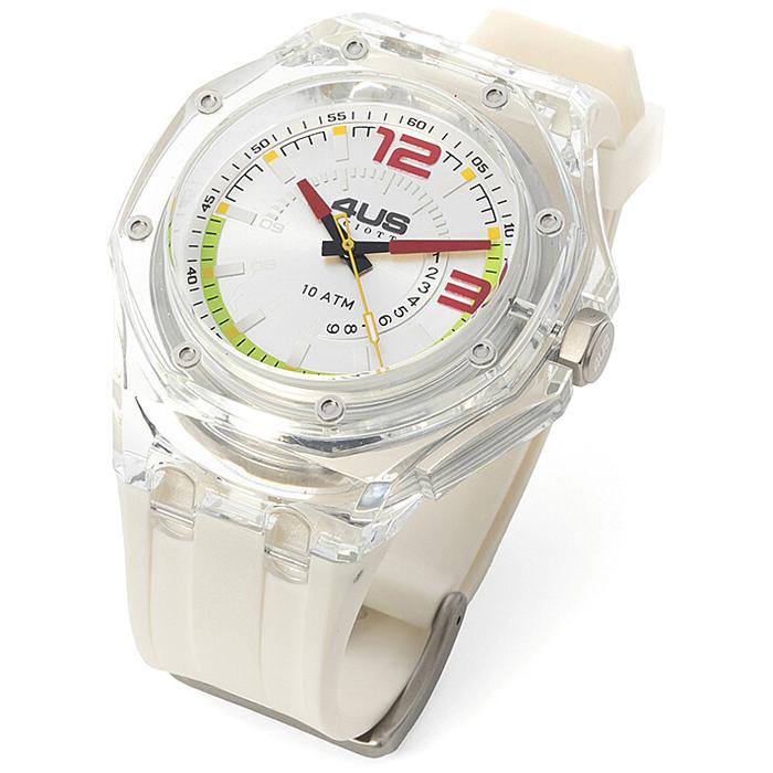 Orologio gomma bianca