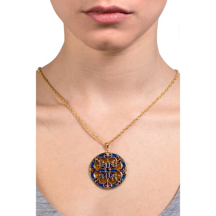Pendentif Cathédrale Bleue