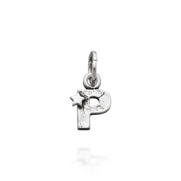 Charm "P" Con Stelle