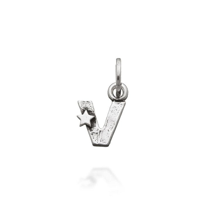 Charm "V" Con Stelle