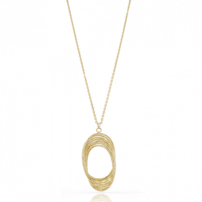 Collana in bronzo dorato