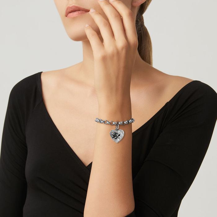 Butterfly In The Heart Charm