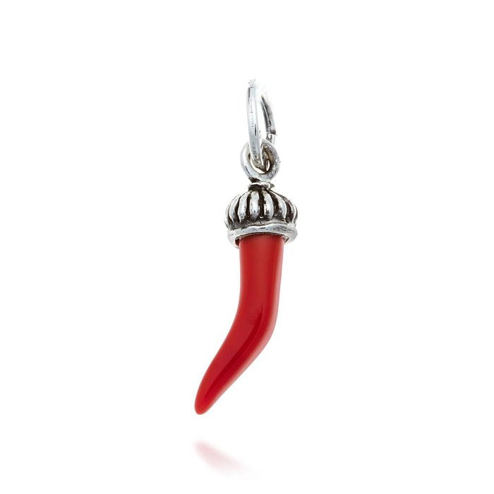 Red Horn Dome Charm