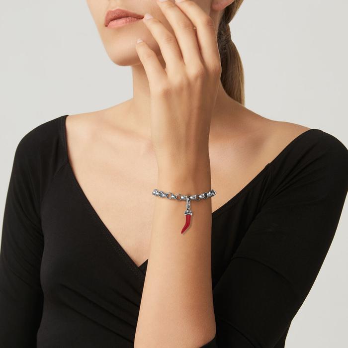 Red Horn Dome Charm