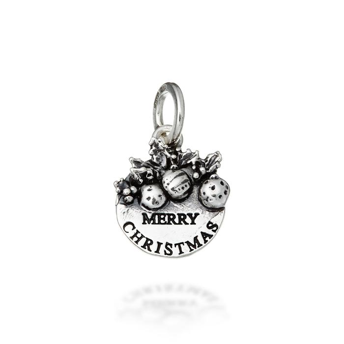 Charm Médaille Merry Christmas