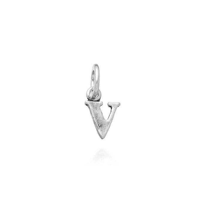 Charm Mini Lettera Logo "V"