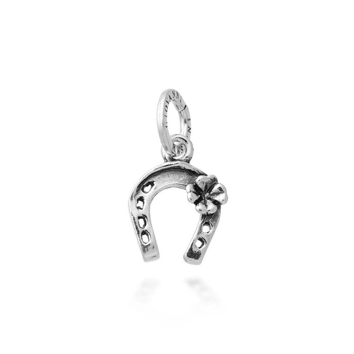 Charm Horseshoe Four Leaf Clover