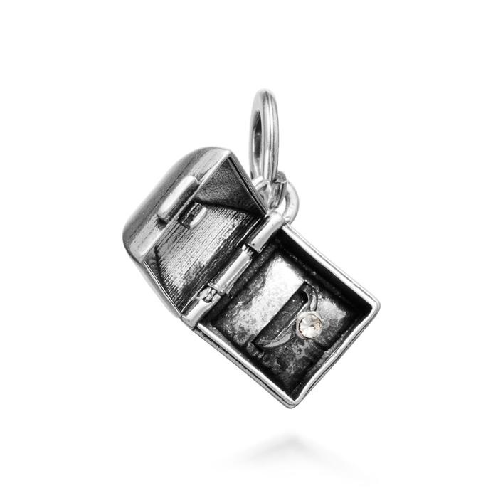 Open Me Solitaire Charm