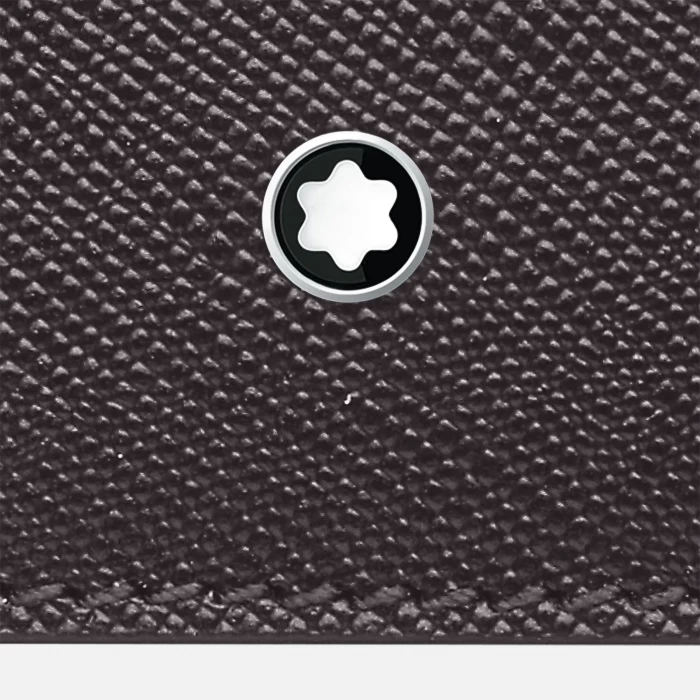 Porta carte di credito tascabile grigio 5 scomparti Montblanc Sartorial
