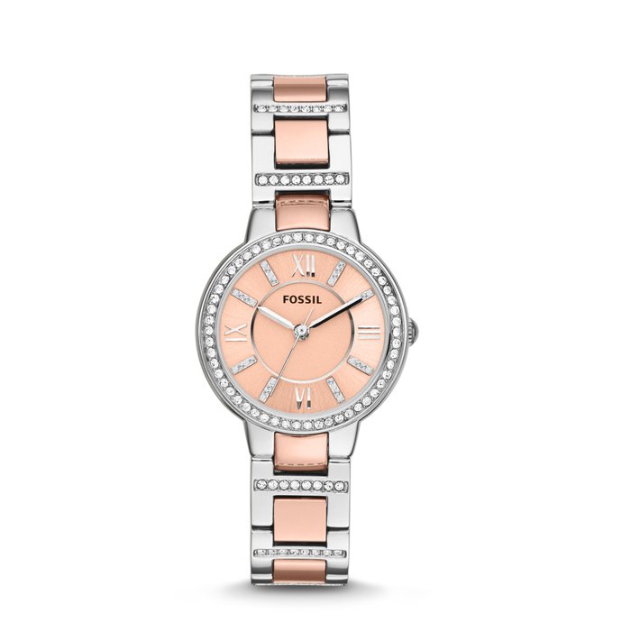 Orologio in acciaio inossidabile bicolore Virginia