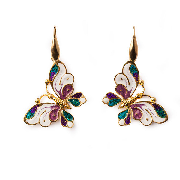 BOUCLES D'OREILLES PAPILLON