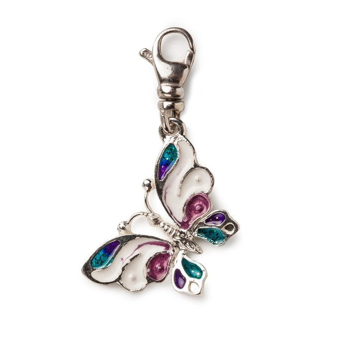 Charm Farfalla Smaltato