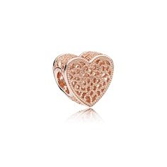 Charm Cuore decorato