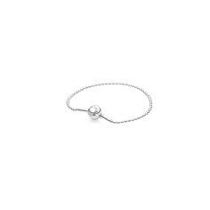 Bracciale pallini chiusura sferica logo
