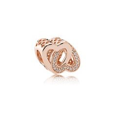 Charm Cuori intrecciati